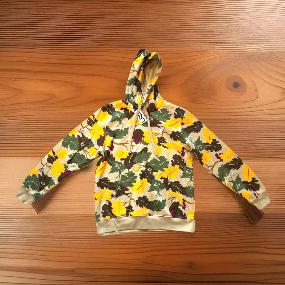 LRG Lifted Research Group Mens Small Leaf Camo Pullover Hoodie NWT
